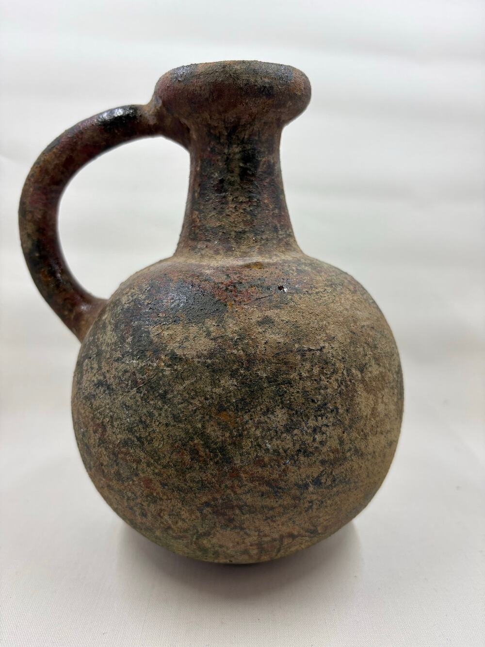 Ancient-Style Pottery Jug / Unguentarium with Single Handle – Roman Era